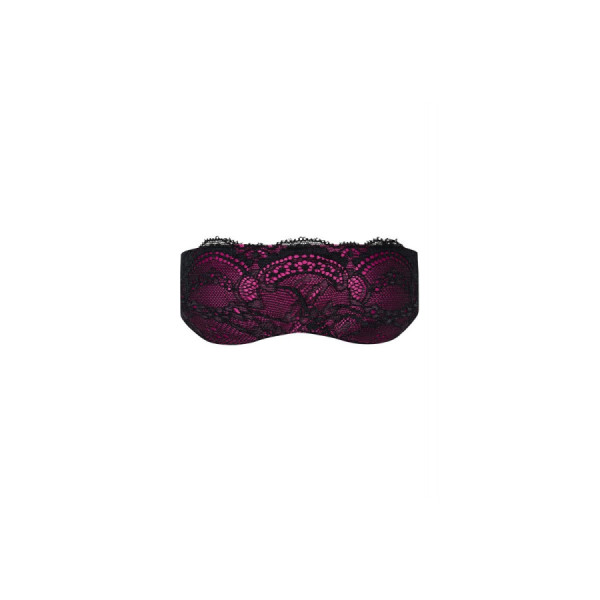 Roseberry Masque - Noir et Fuchsia